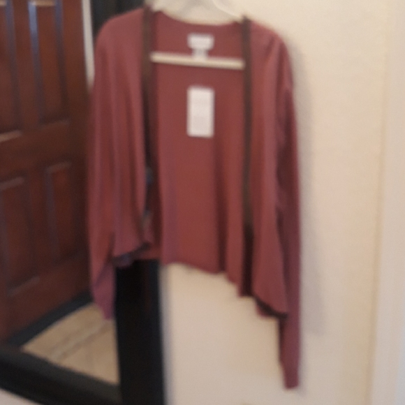 NEW Soft Surroundings Rose Long Sleeve Bolero - Picture 5 of 5